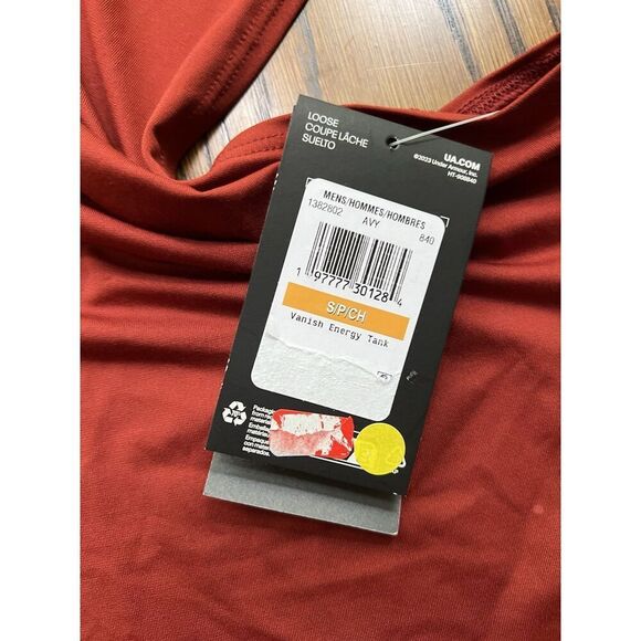 Under Armour UA Vanish Energy Men's Tank Top Shirt 1382802-840 NWT Small S - Picture 2 of 5